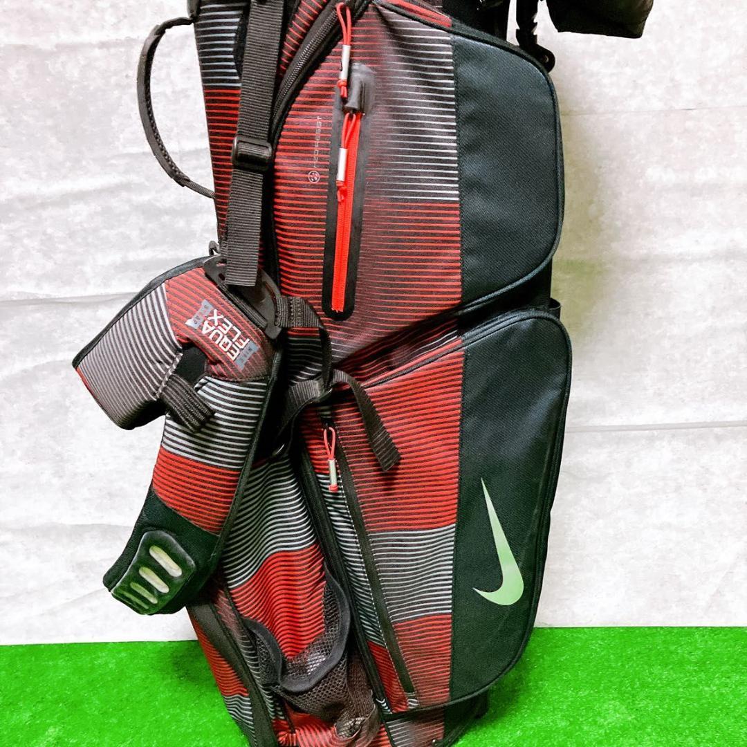 NIKE Air Sport キャディバッグ ゴルフ レッド 8.5型 軽量