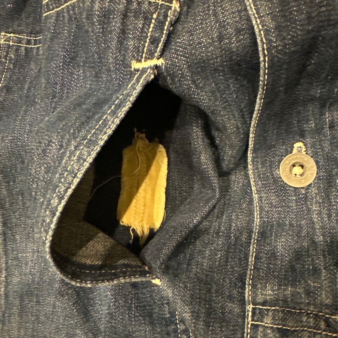 濃紺　スペシャルヴィンテージ20s30sUSARMY M35 デニムプルオーバー