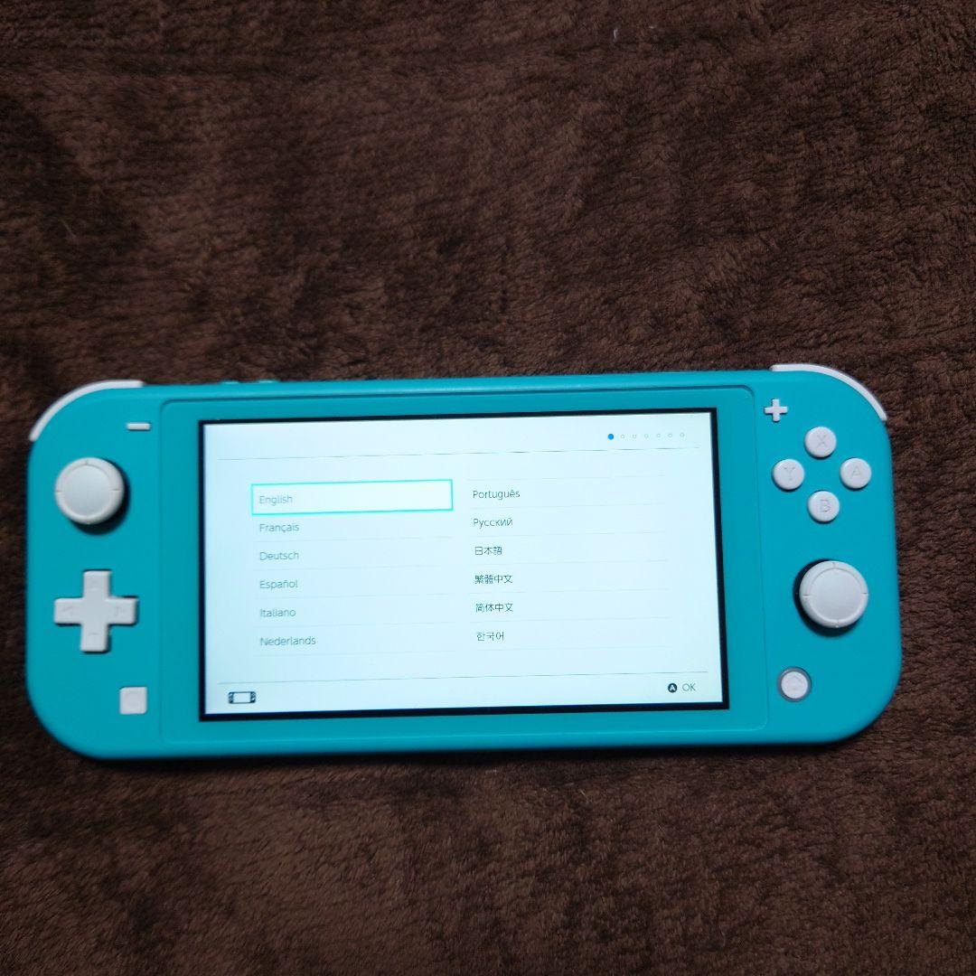 Nintendo Switch Lite ターコイズ 本体 充電器ケース付き