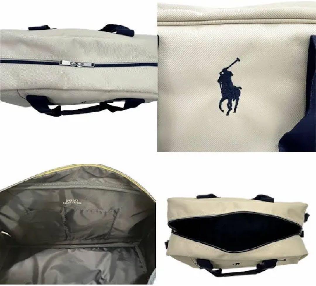 【未使用】POLO GOLF ボストンバッグ RLB107 アイボリー