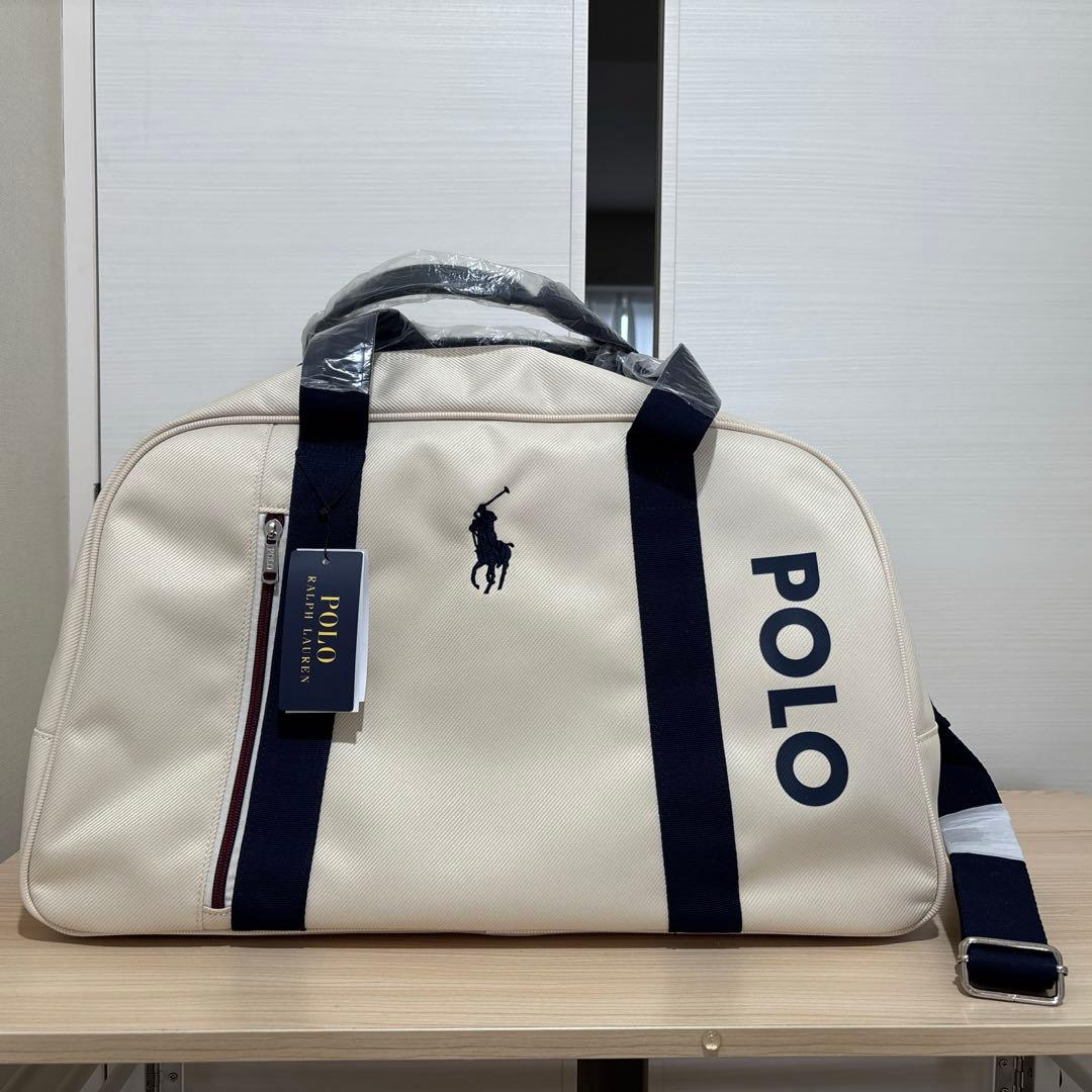 【未使用】POLO GOLF ボストンバッグ RLB107 アイボリー