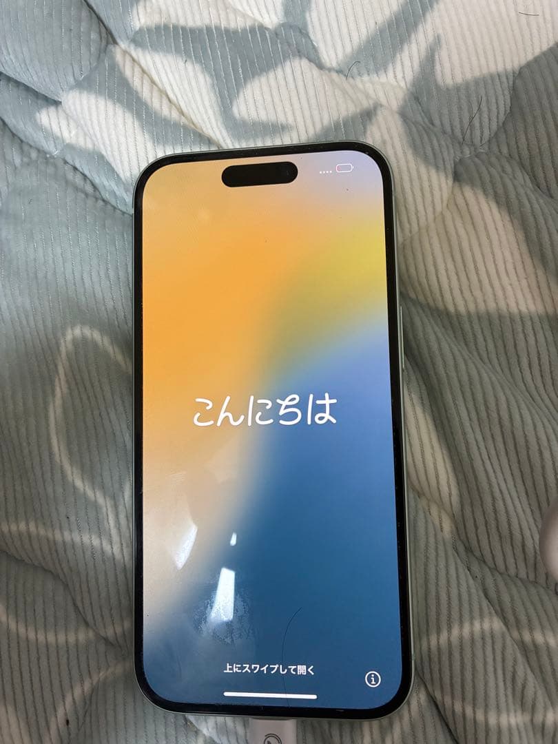 iphone15 128GB グリーン　au ジャンク品