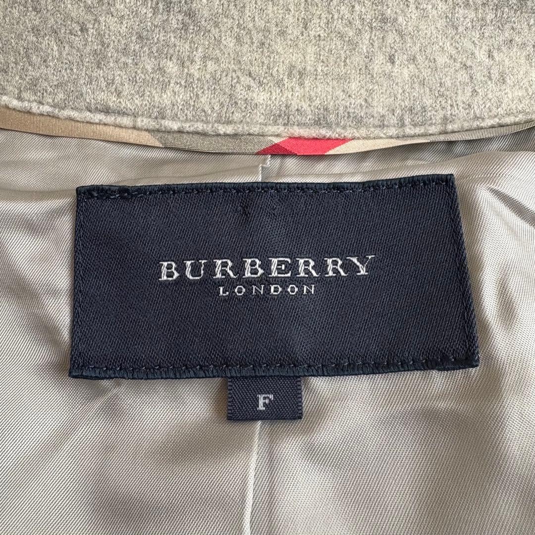 極美品 バーバリーロンドン ケープコート ポンチョ ウール Aライン フリー