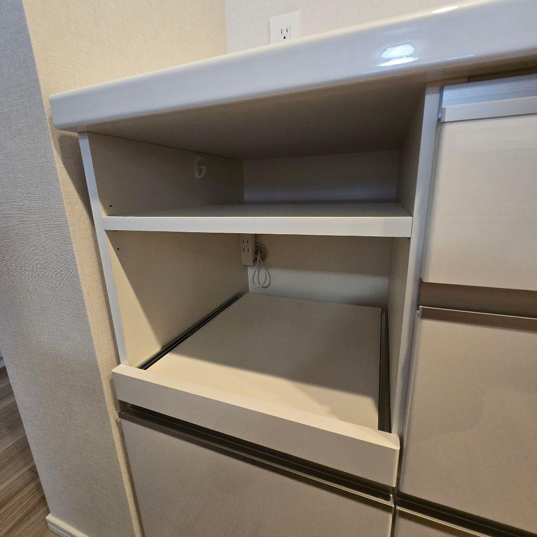 Pamounaパモウナ EM キッチンカウンター 幅160cm 【送料込】