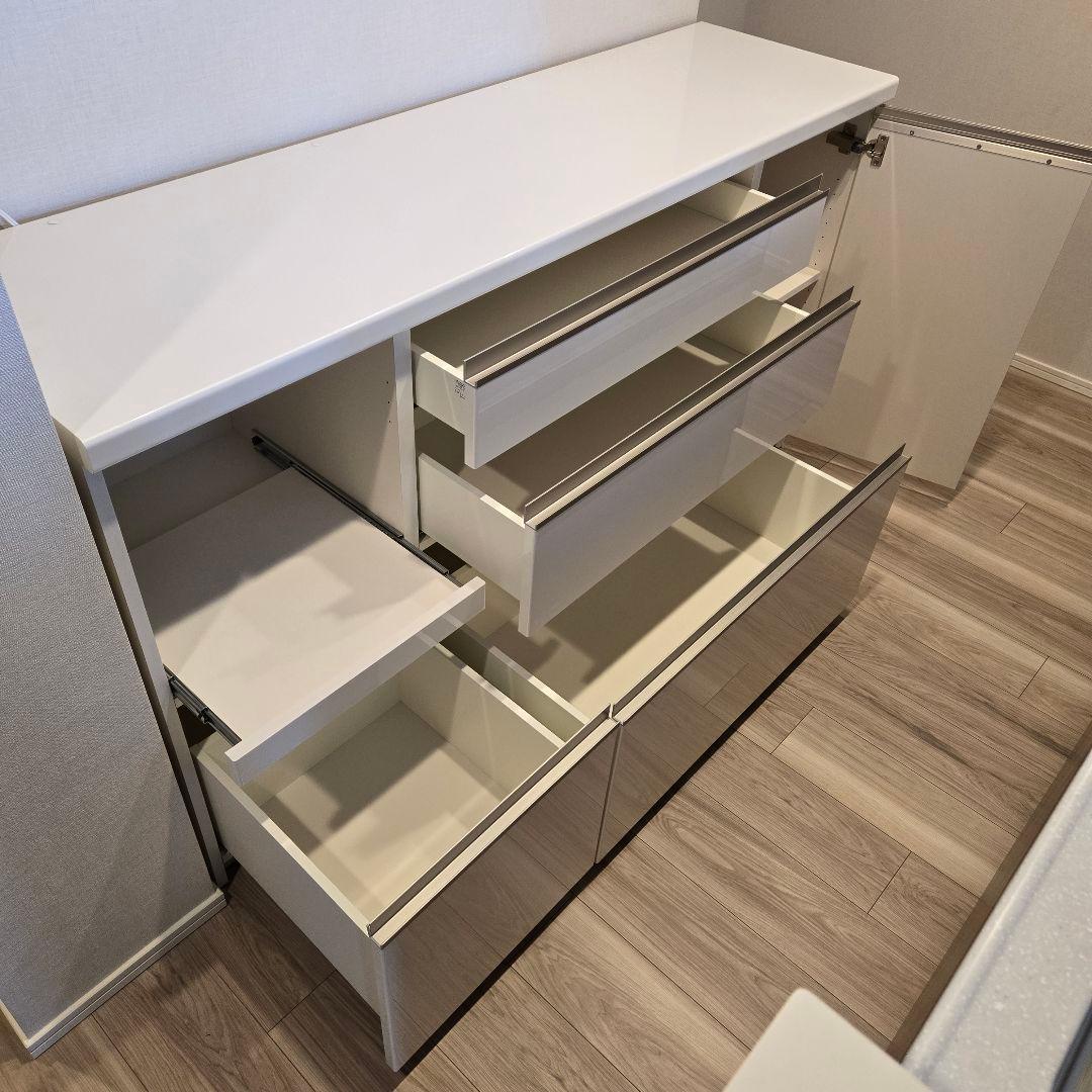 Pamounaパモウナ EM キッチンカウンター 幅160cm 【送料込】