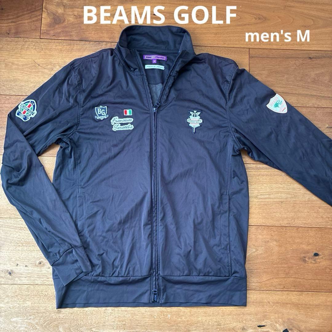 BEAMS GOLF ジップジャケット ネイビー ゴルフウェア men's M - メルカリ