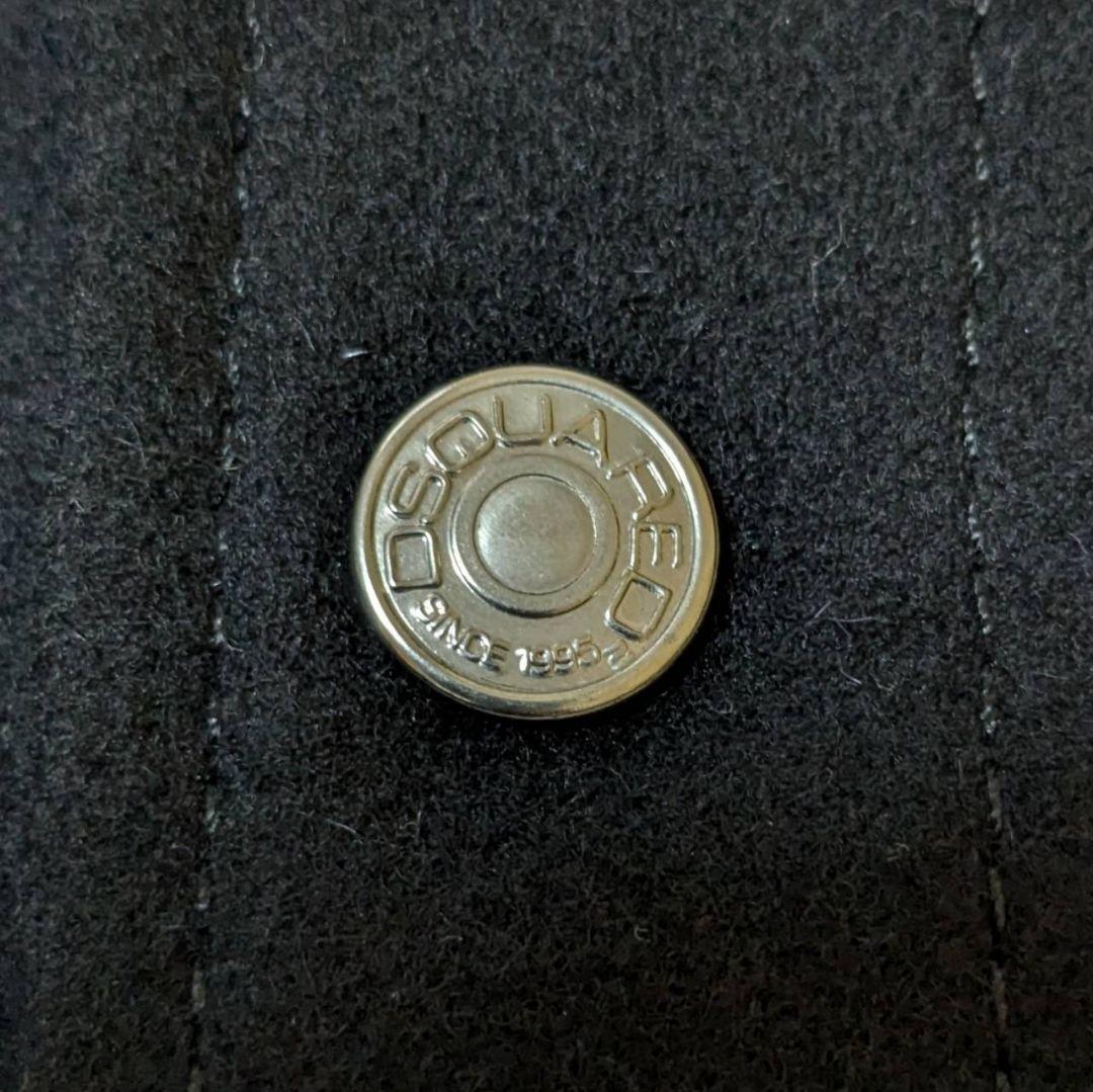 ✨美品 DSQUARED2 スタジャン 袖レザー ブラック ワッペン 46サイズ