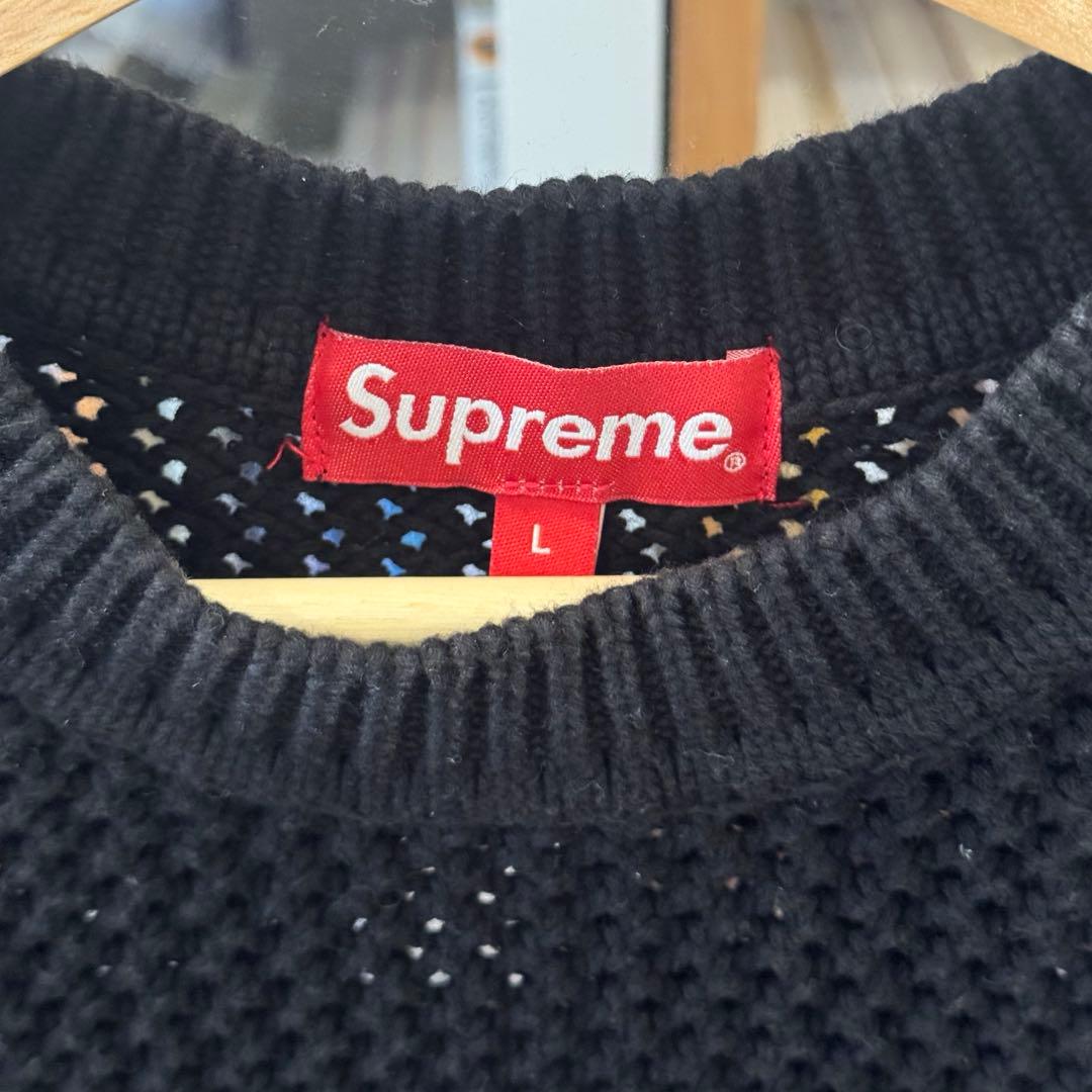 Supreme メッシュニット L