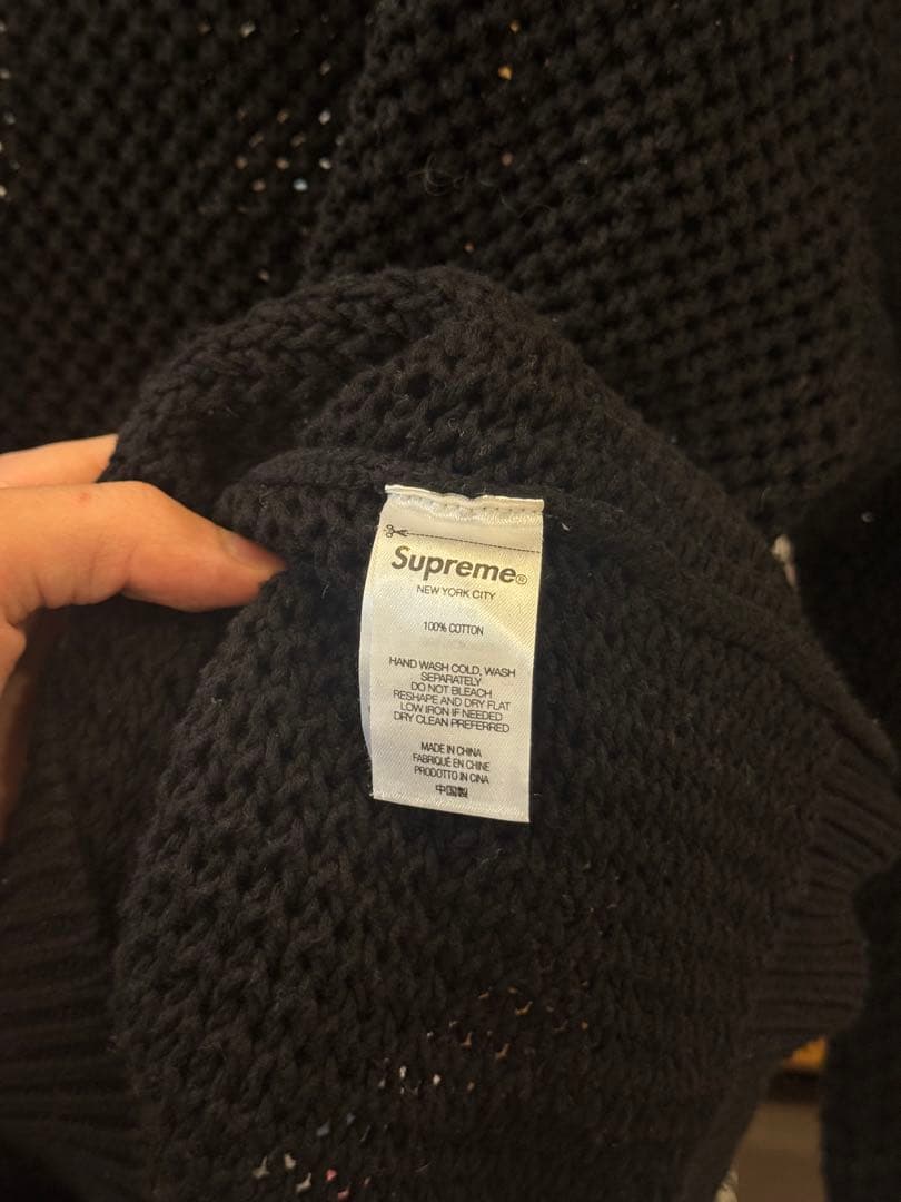 Supreme メッシュニット L