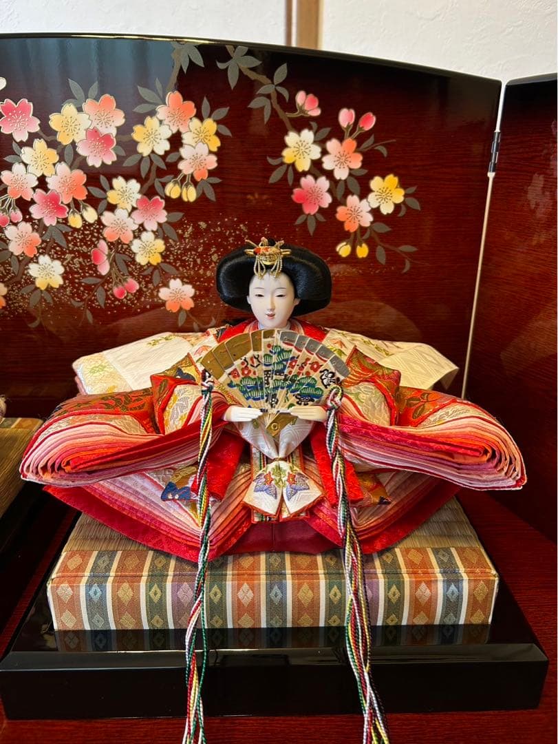 3段雛人形　西陣金襴　小野隆山作　送料込み