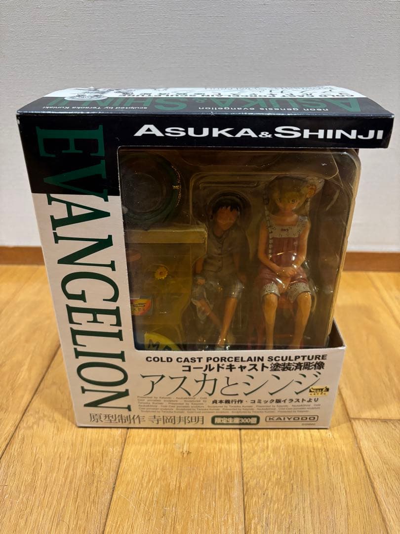希少品】限定300個 アスカとシンジ コールドキャスト塗装済彫像 - メルカリ
