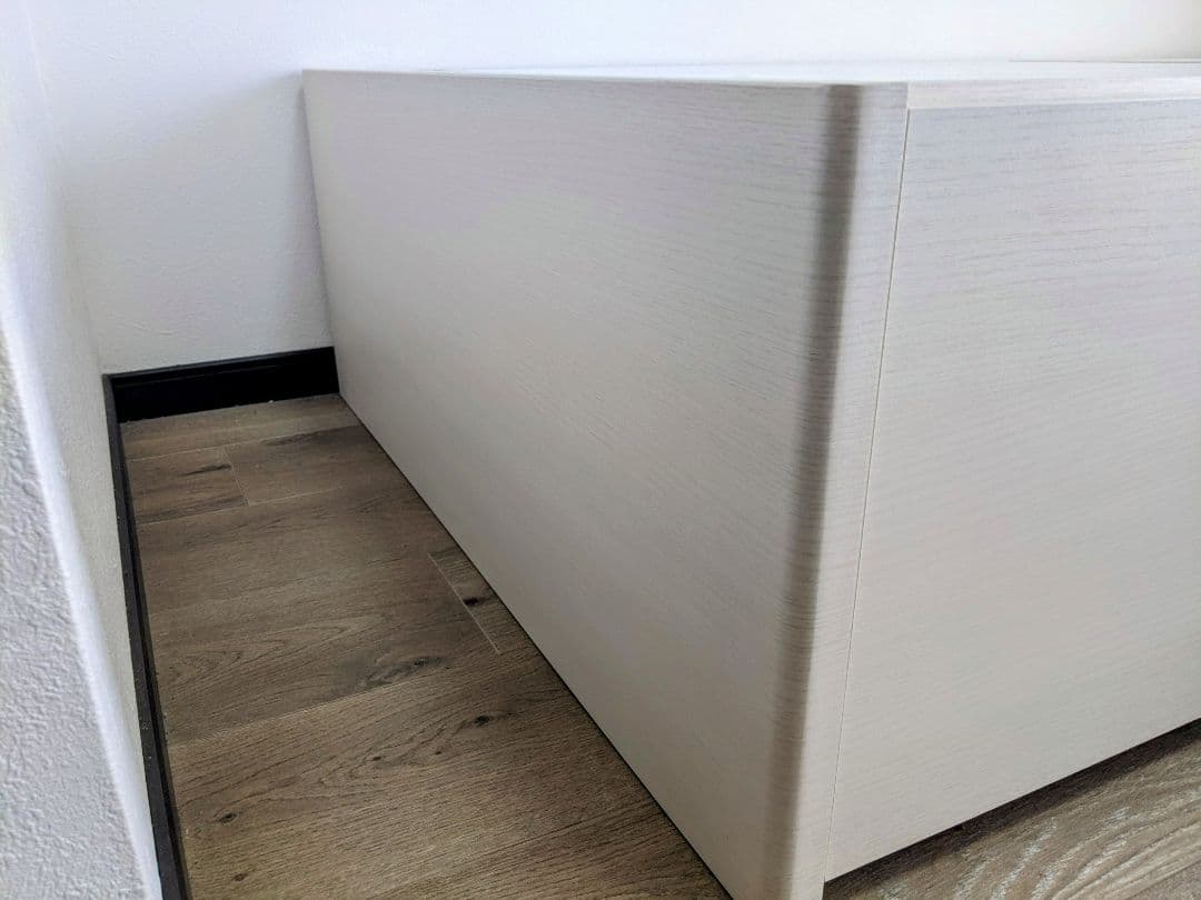 収納付き シングルベッドフレーム ホワイト 引き出し付き