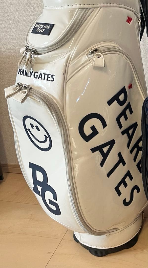 PEARLY GATES ゴルフバッグ 白
