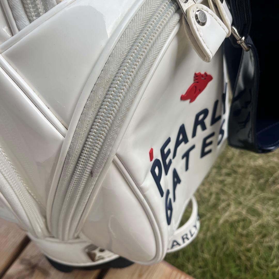 PEARLY GATES ゴルフバッグ 白