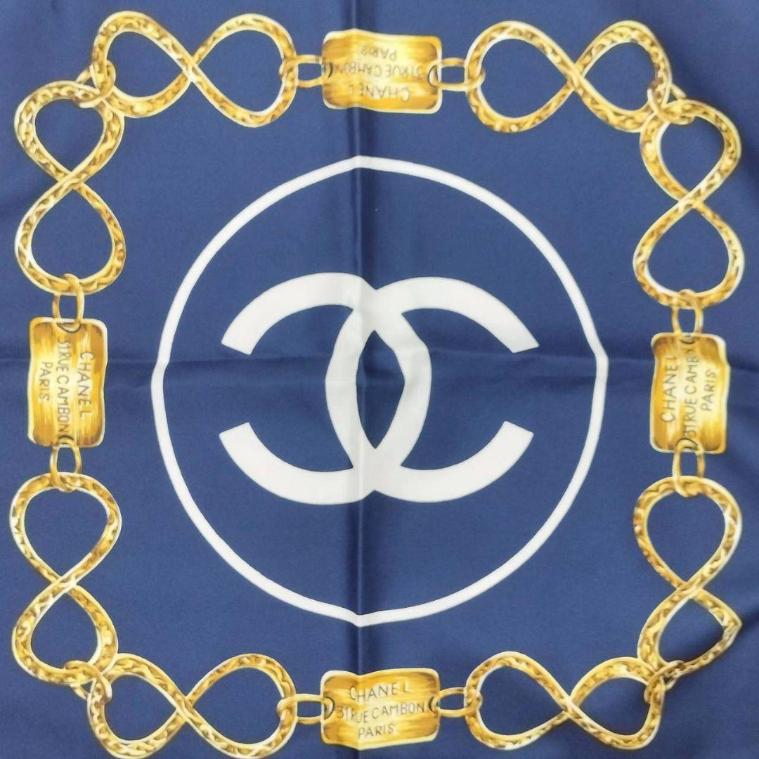 1072 CHANEL シャネル ココマーク スカーフ