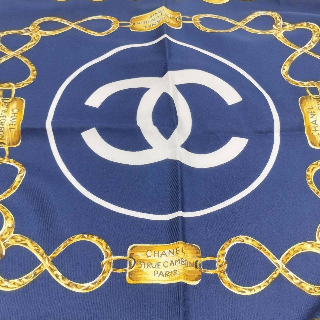 1072 CHANEL シャネル ココマーク スカーフ