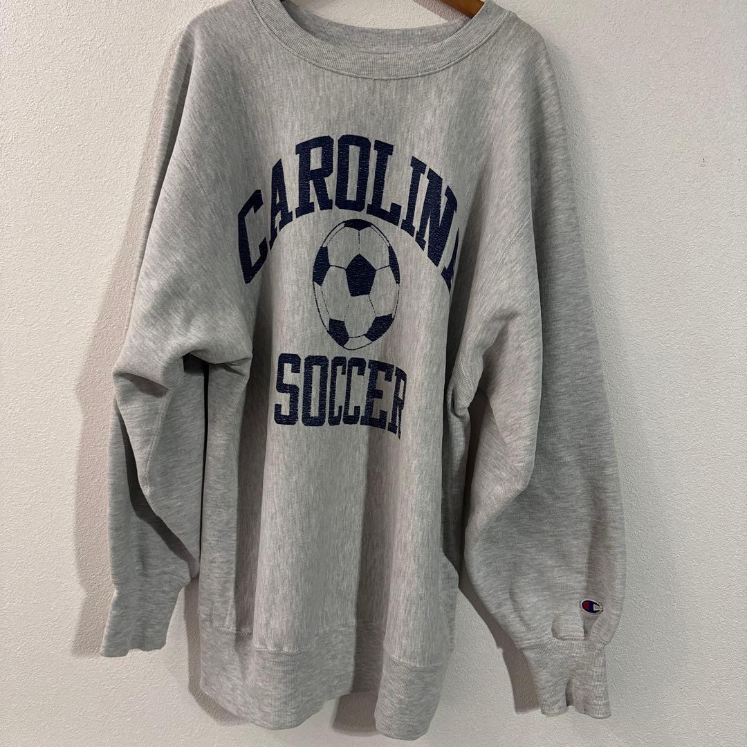 90s USA製 チャンピオン リバースウィーブ ノースカロライナ サッカー