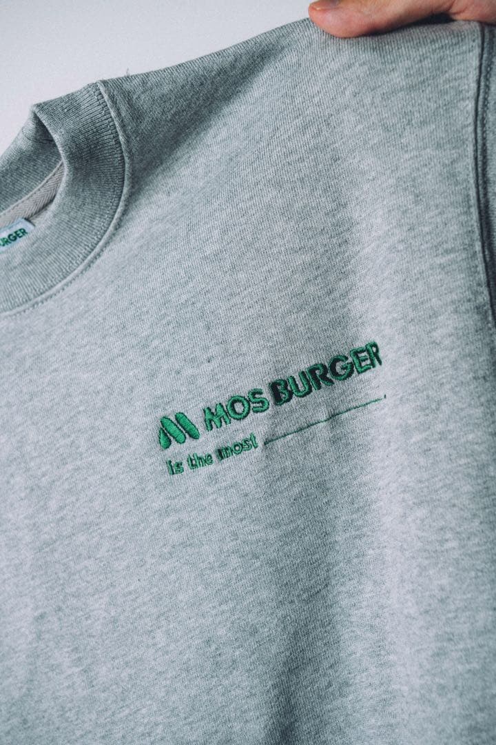 【★新品・未使用】モスバーガーは最高スウェット・グレー　Mサイズ