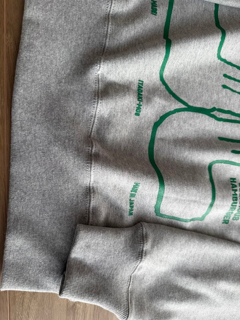 【★新品・未使用】モスバーガーは最高スウェット・グレー　Mサイズ