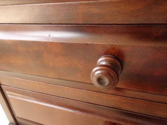 北海道民芸家具　ＨＭ８００ビューロー　ライティング　 再塗装済　ＵＳＥＤ