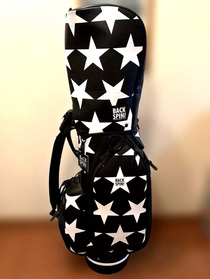 お年玉セール　BACK SPIN 星柄 ゴルフバッグ