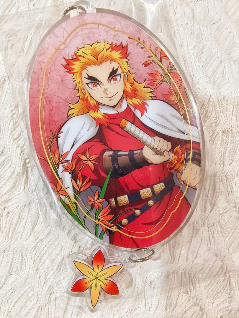 鬼滅の刃 国風服 中華風衣装 中国限定 アクリルキーホルダー 煉獄杏