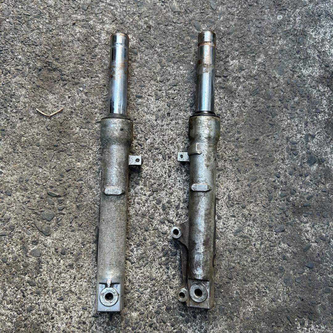 ホンダ ライブディオZX前期 純正フロントフォーク HD-SUS レストア