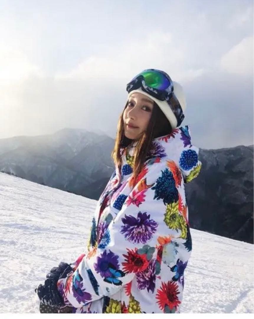 土日価格蜷川実花ロキシーroxyスノーボードジャケットM