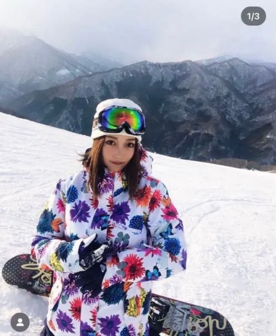 土日価格蜷川実花ロキシーroxyスノーボードジャケットM