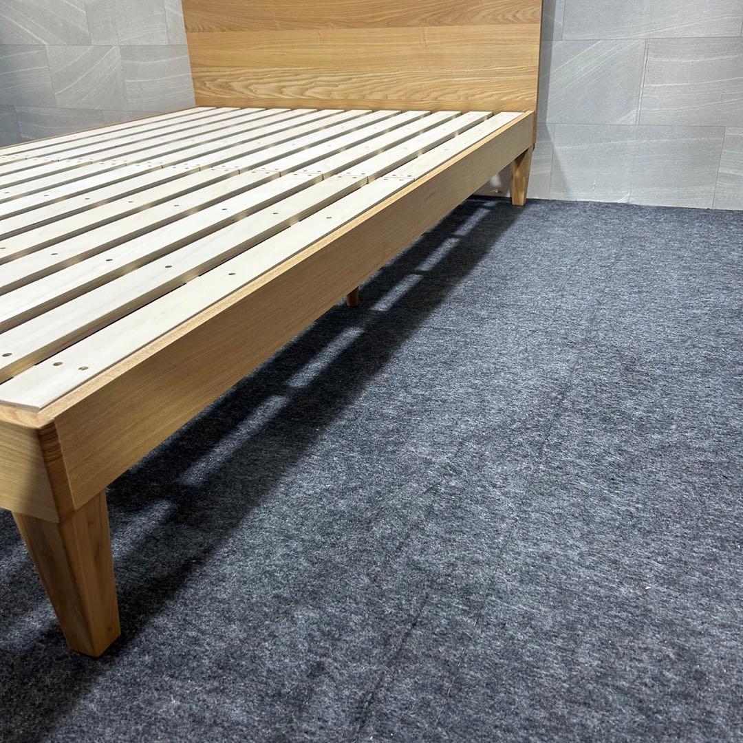 Re:CENO ベッドフレーム 木製ベッド folk セミダブル d2841