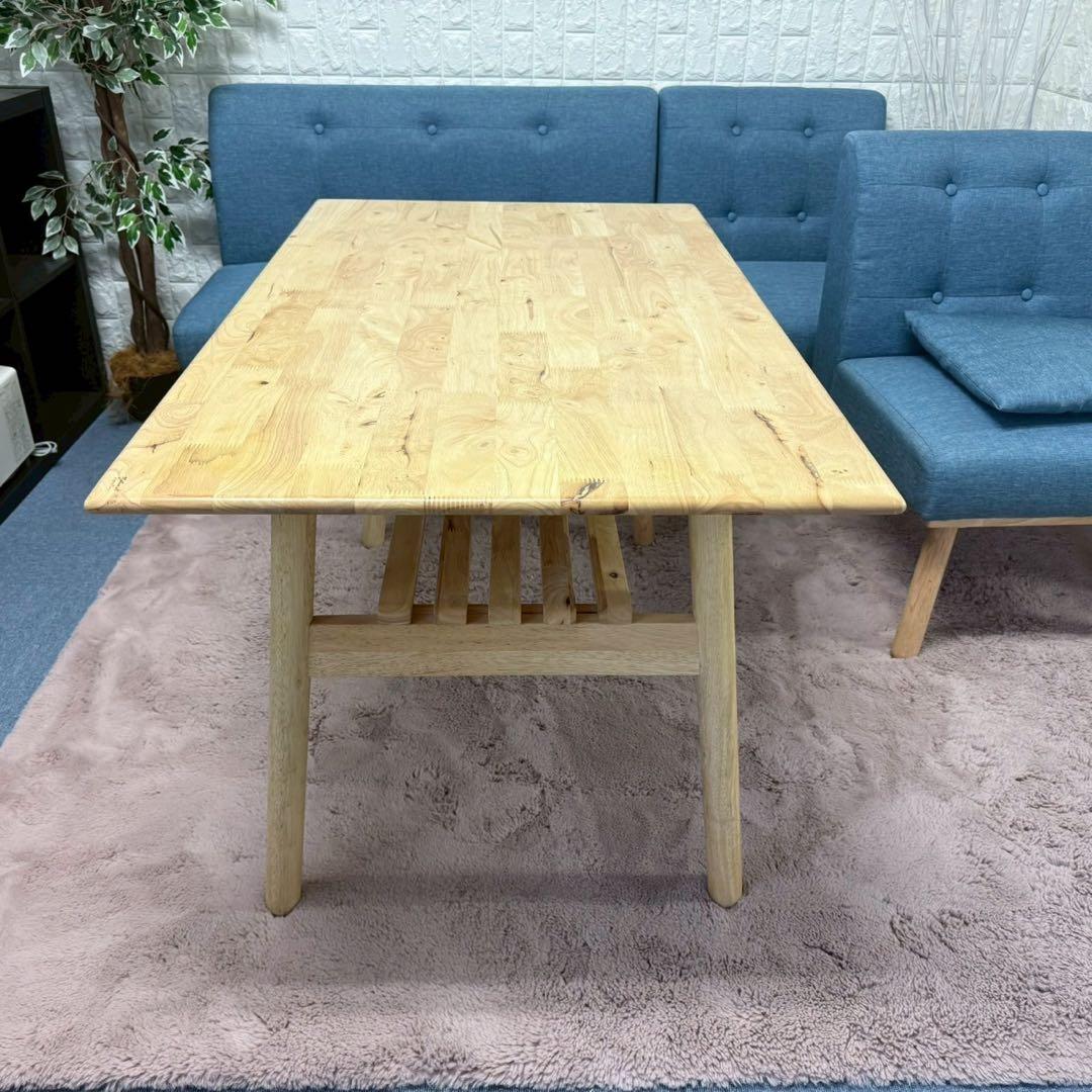 にゃ〜す ✨ナチュラルファニチャー　ダイニングセット　4人掛け　北欧風