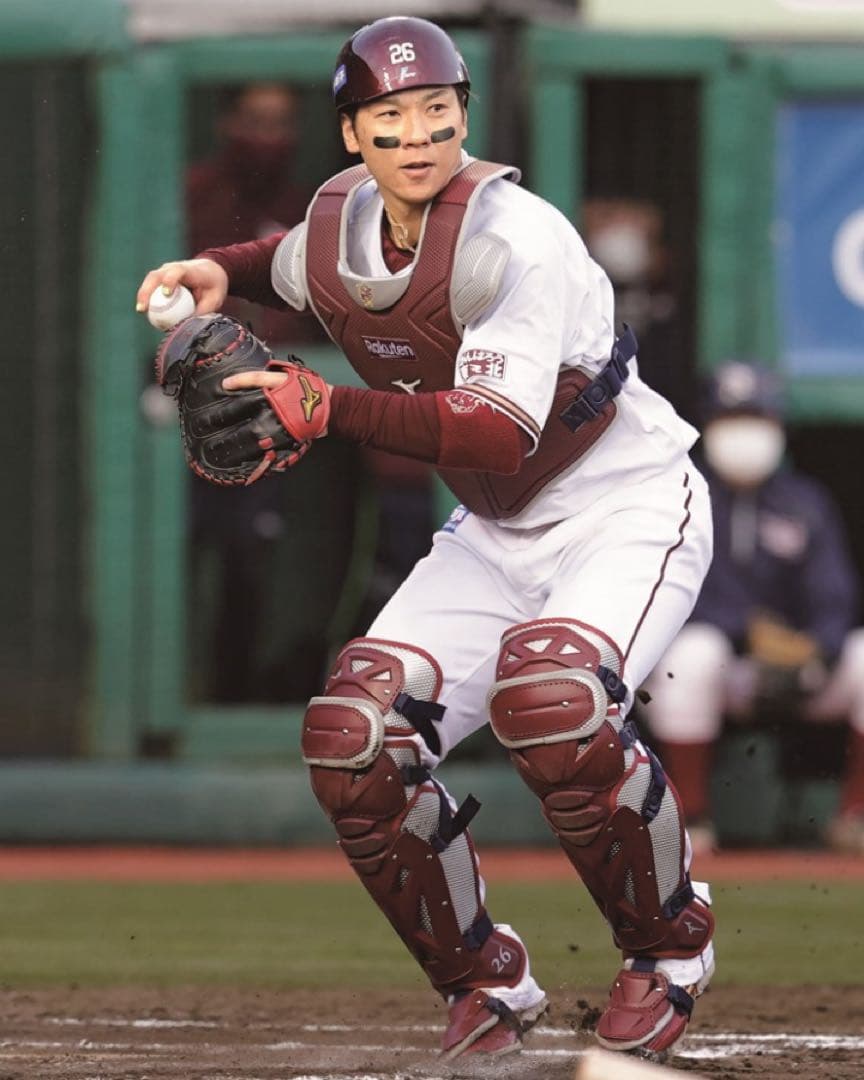 楽天イーグルス 炭谷銀仁朗 #26 バット NPBマーク 支給品 実使用