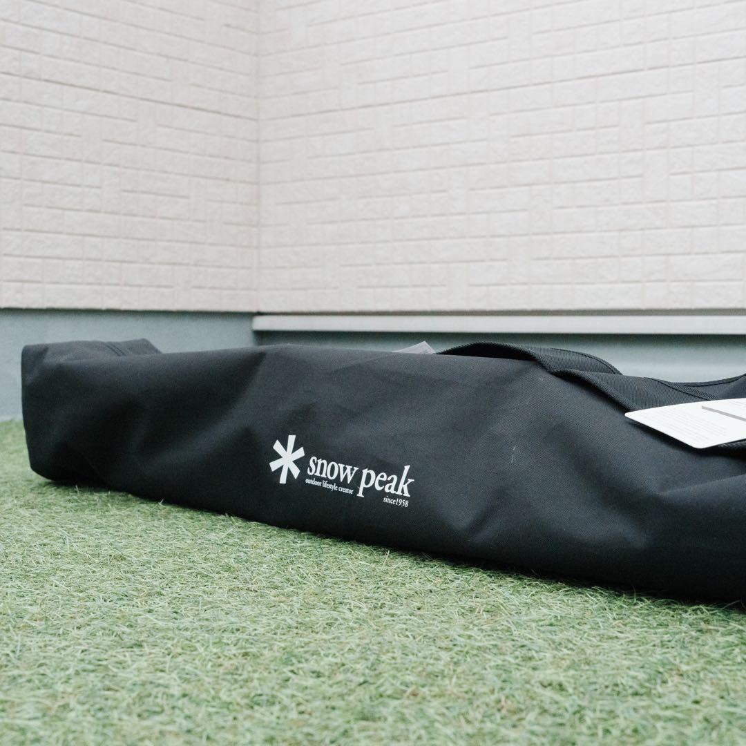 【雪峰祭2023春】スノーピークコット ハイテンションブラック+床面保護カバー