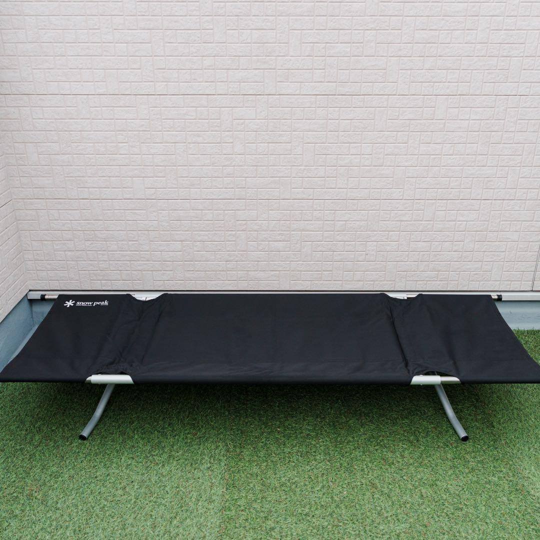 【雪峰祭2023春】スノーピークコット ハイテンションブラック+床面保護カバー