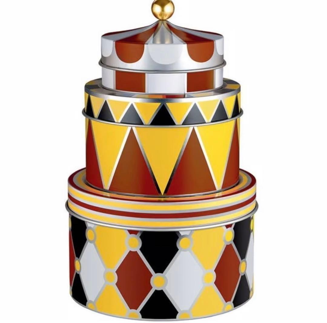 2日間限定価格 アレッシィALESSI ブリキの箱3個セット