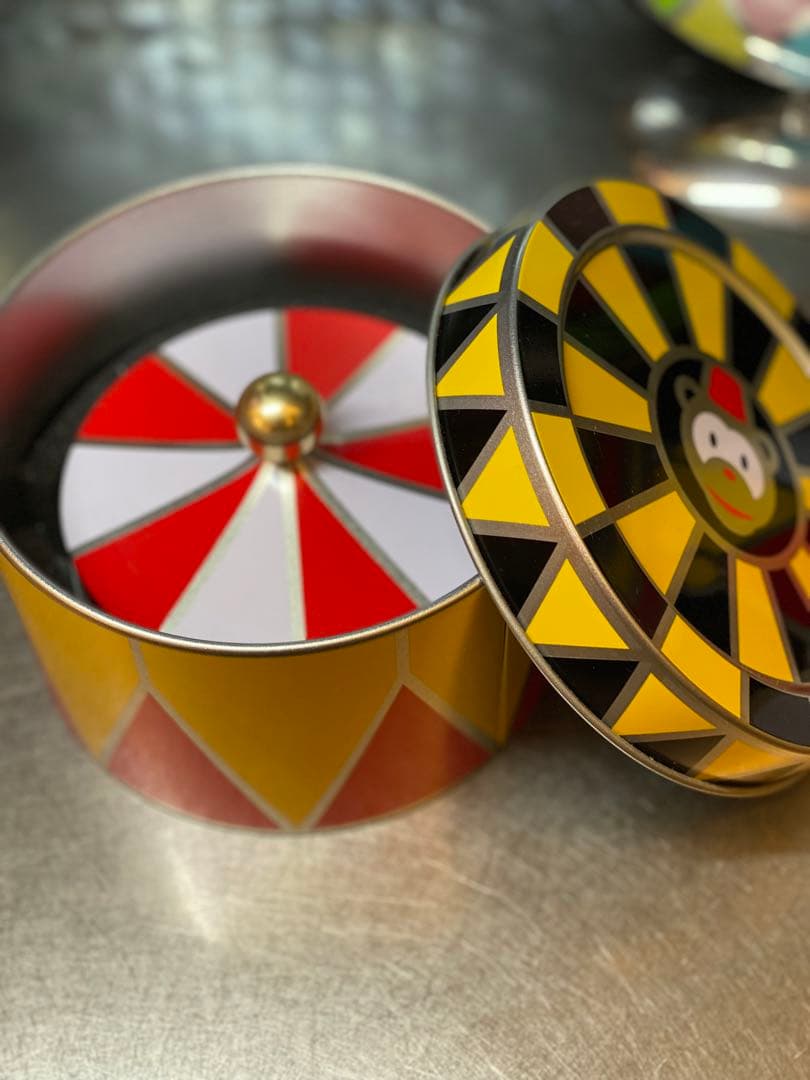 2日間限定価格 アレッシィALESSI ブリキの箱3個セット