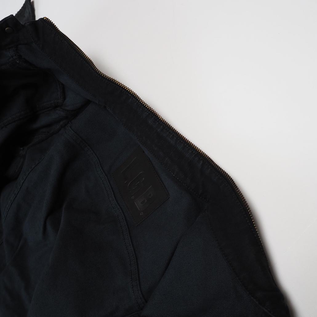 デッドストック L.G.B. コーティングブラックデニムジャケット Y2K