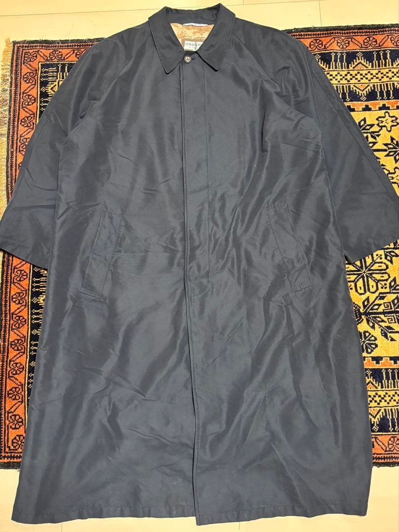 90s GIORGIO ARMANI ステンカラーコート バルマカーン 比翼