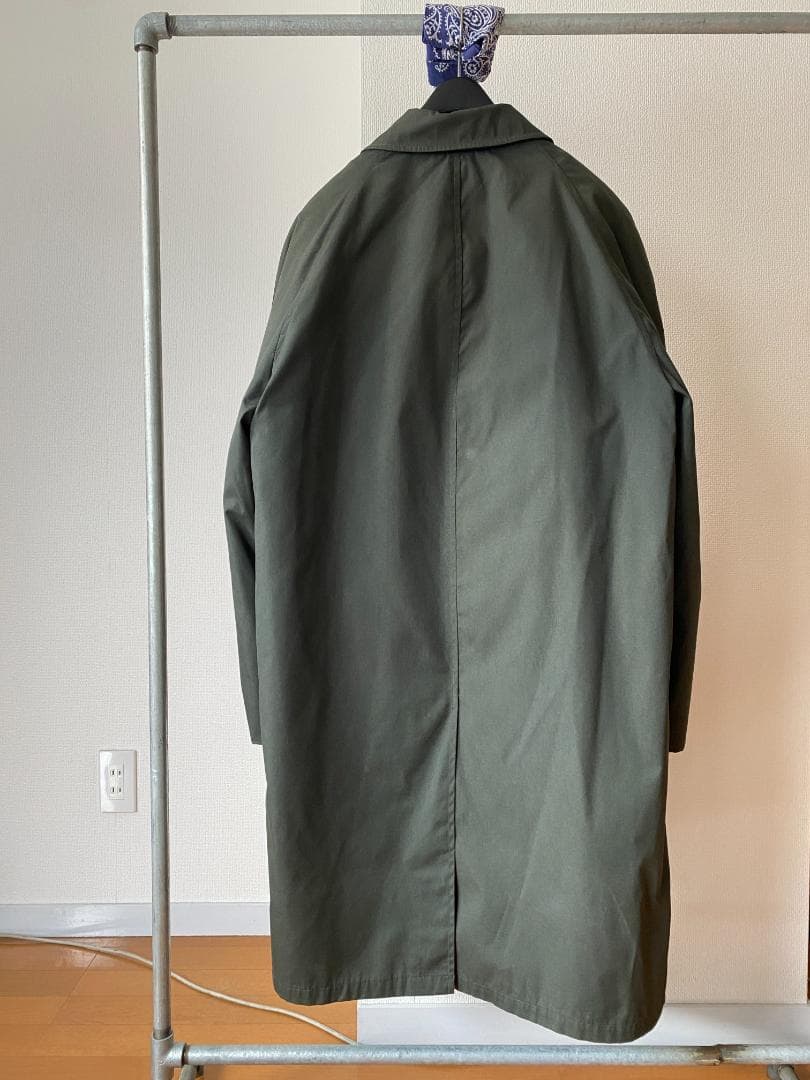 Eddie Bauer ステンカラーコート オリーブグリーン ビンテージ
