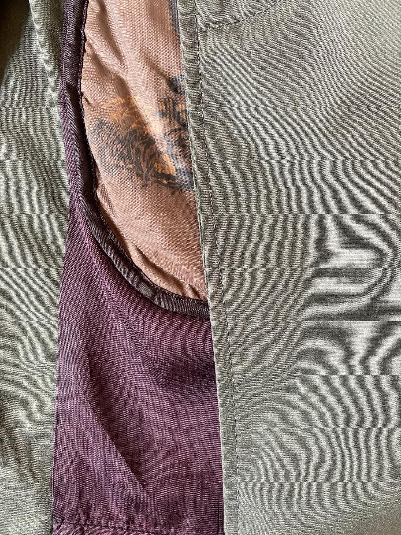 Eddie Bauer ステンカラーコート オリーブグリーン ビンテージ