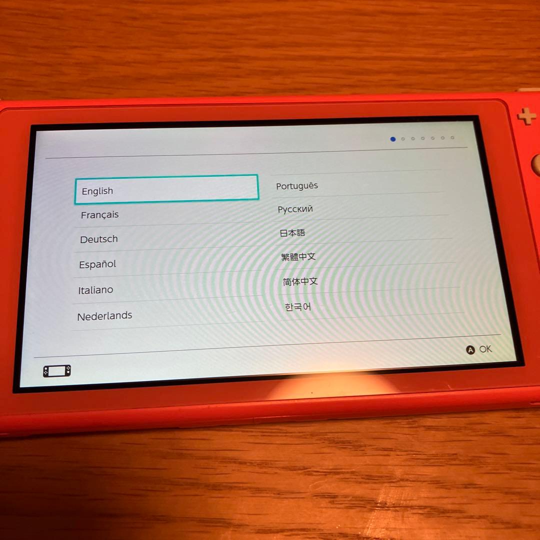 【ウィッスキ～】Nintendo Switch Lite ピンク