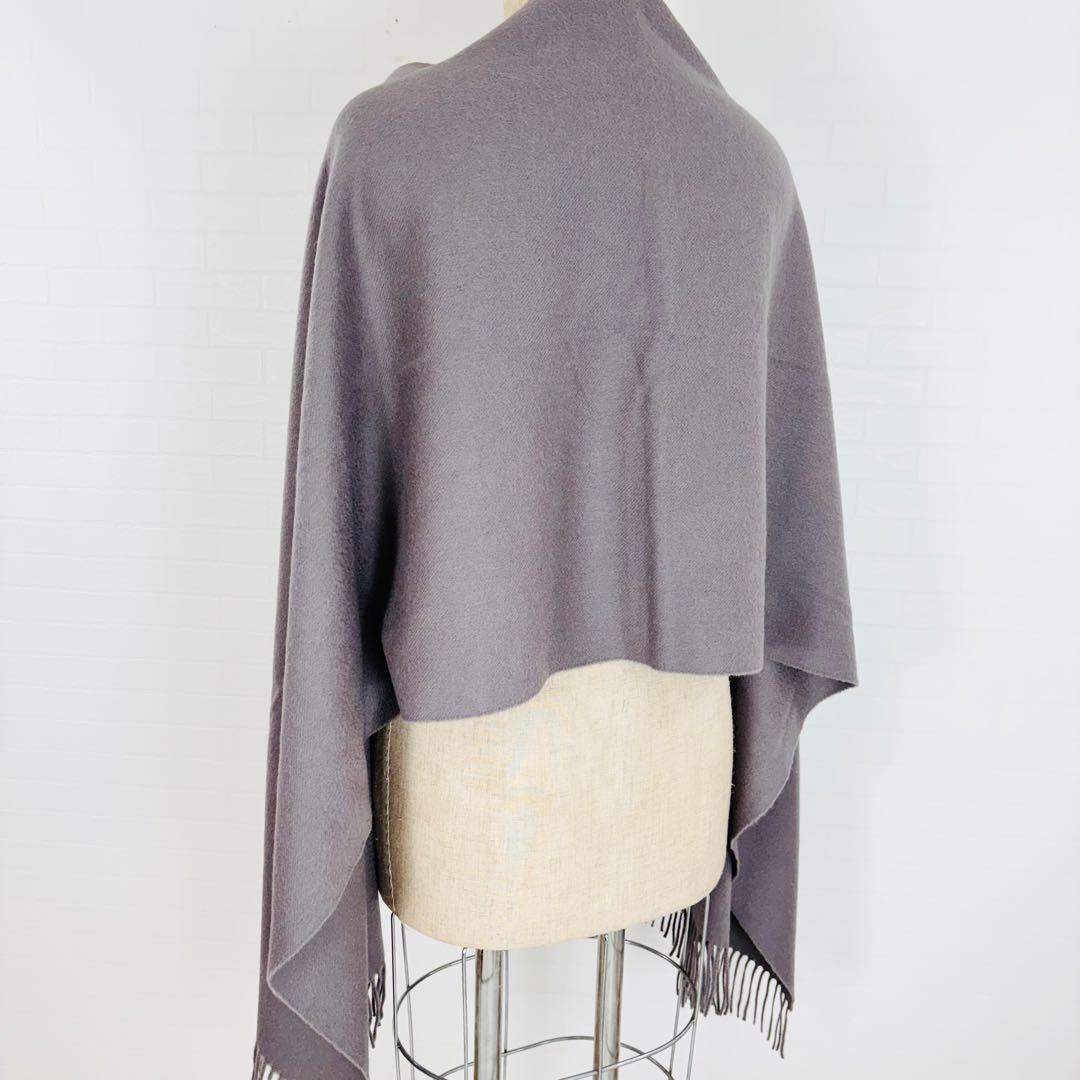 1823【美品】ジョンストンズオブエルガン　中判ストール　カシミヤ100％