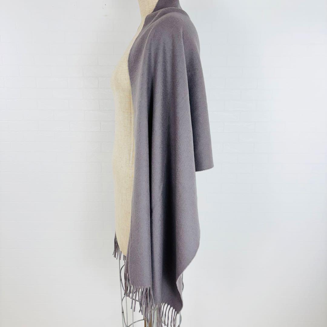 1823【美品】ジョンストンズオブエルガン　中判ストール　カシミヤ100％