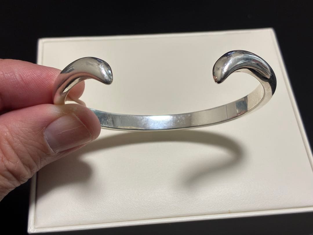 silver1000*純銀製*ぽってりシンプルボリュームバングル ラジェミカ