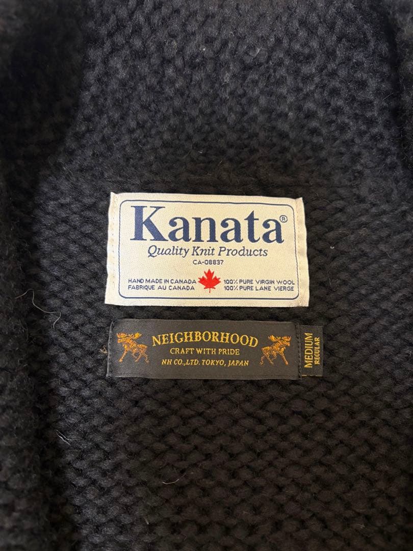 ぷー様専用 NEIGHBORHOOD Kanata ブラック カウチンセーター - メルカリ