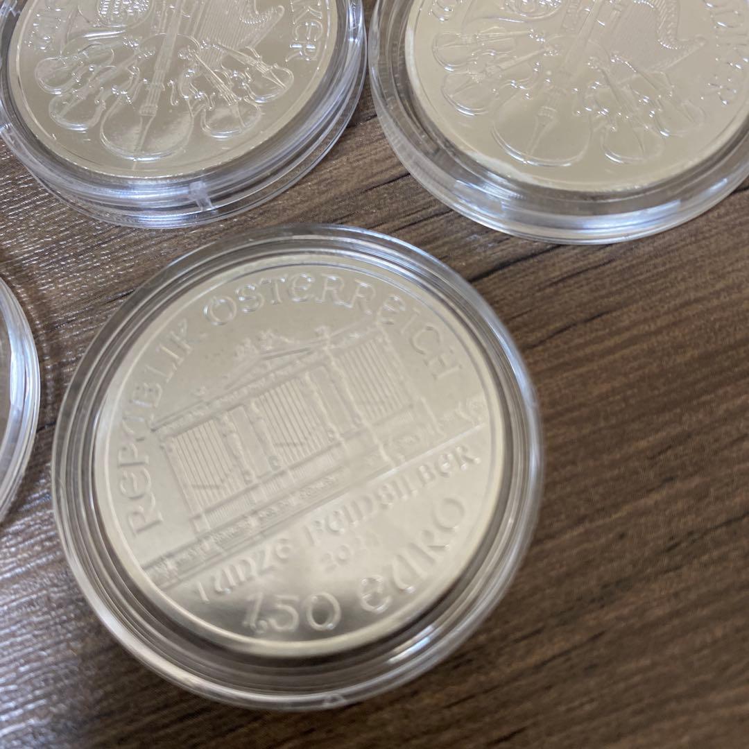 純銀　1オンス 5枚セット 2024 オーストリア　ウィーン・フィルハーモニー