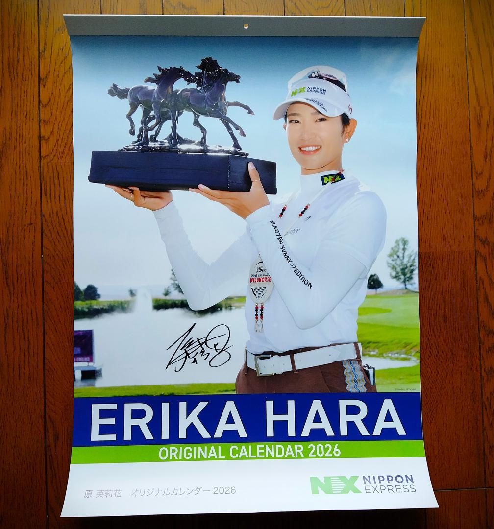 原英莉花 2026 カレンダー 2026年 ゴルフ NX 原 英莉花 日本通運