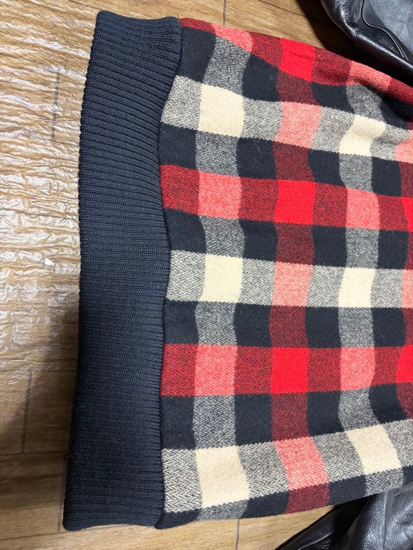 美品 schott ショット スタジャン レザー leather jacket