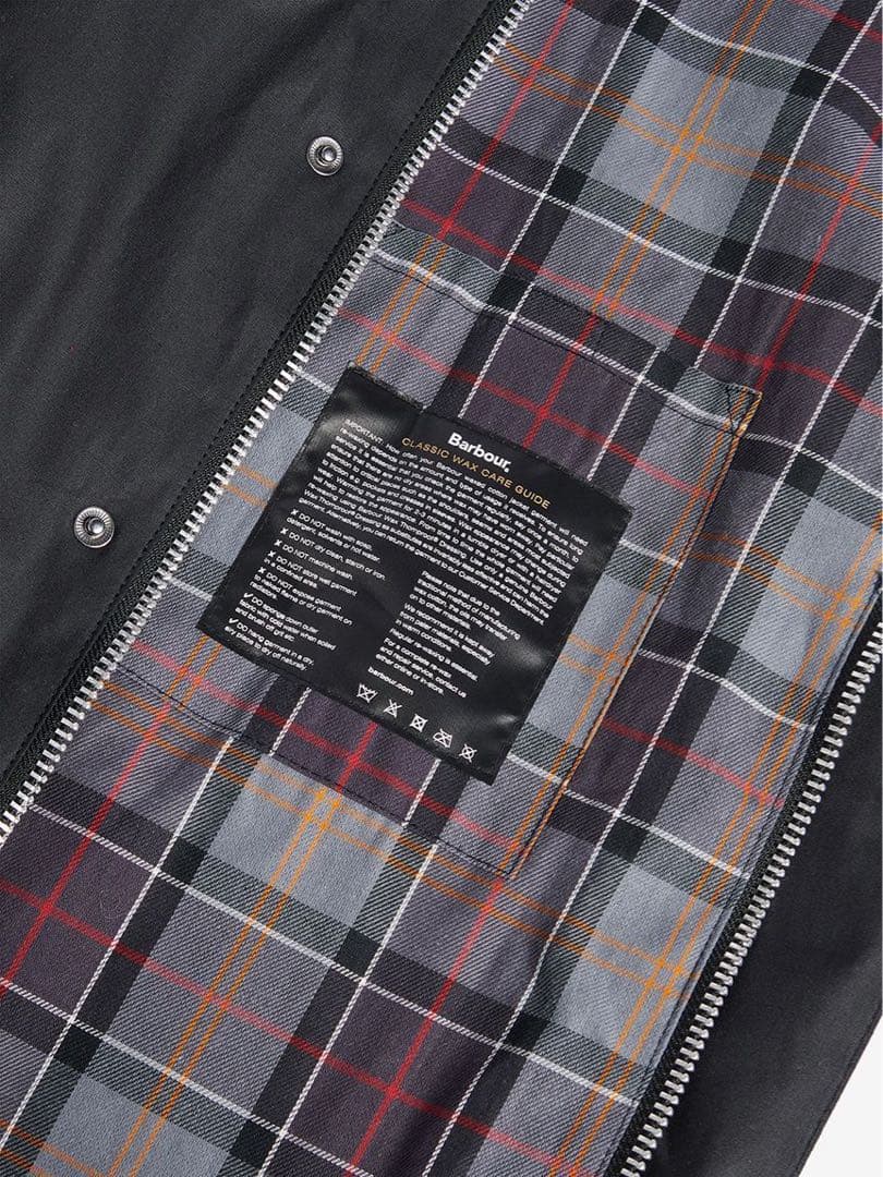 Barbour バブアーEXMOOR エクスモア ミドル レングス コート 黒M