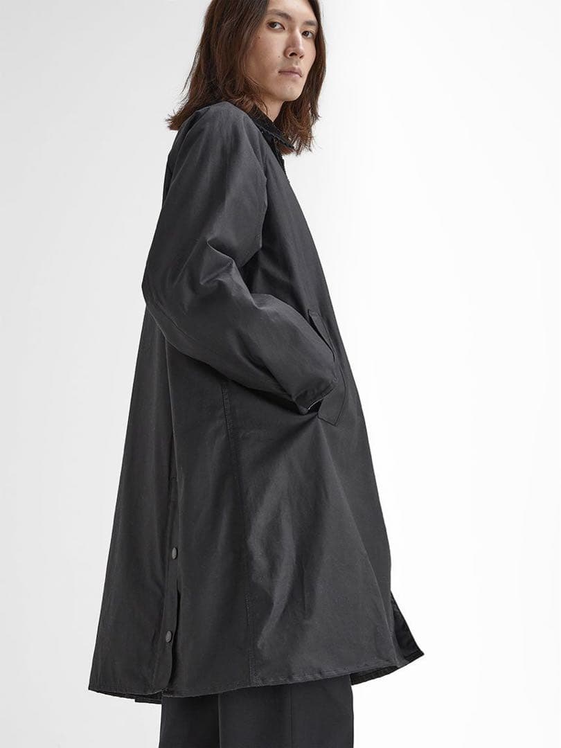 Barbour バブアーEXMOOR エクスモア ミドル レングス コート 黒M